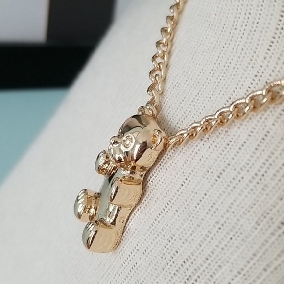 BETSEY JOHNSON GOLDTONE BEAR - Picture 3 of 7